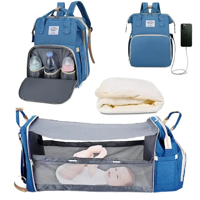 Portable Baby Bed Backpack