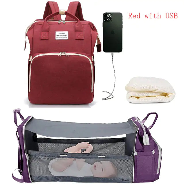 Portable Baby Bed Backpack